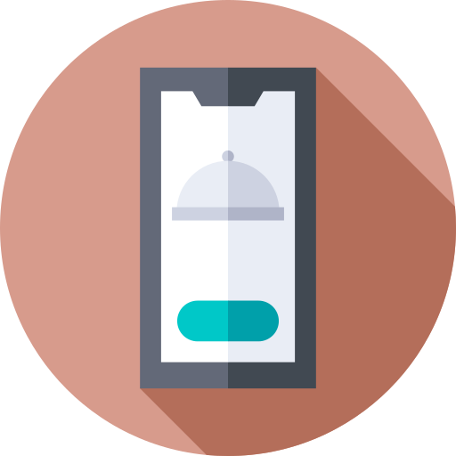 Food delivery free icon