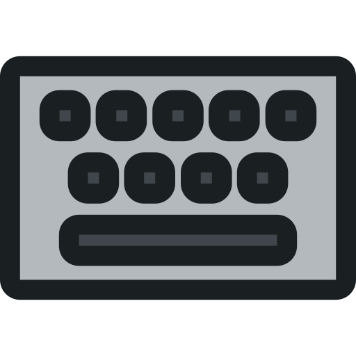 Keyboard Generic Outline Color icon