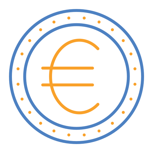 euro icono gratis