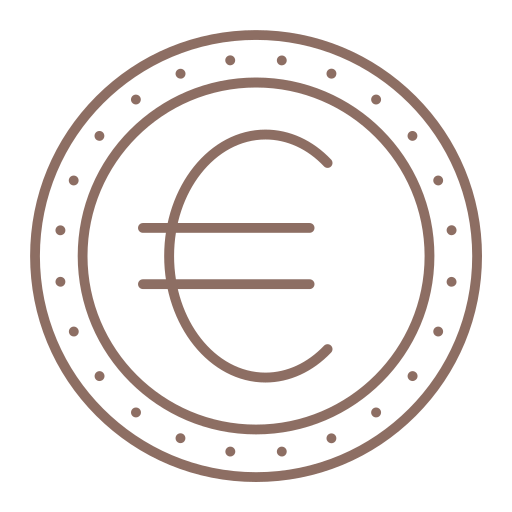 euro icono gratis