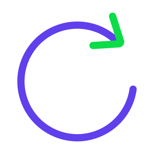 Refresh Generic Outline Color icon