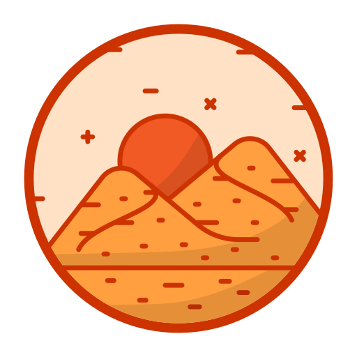 desierto icono gratis