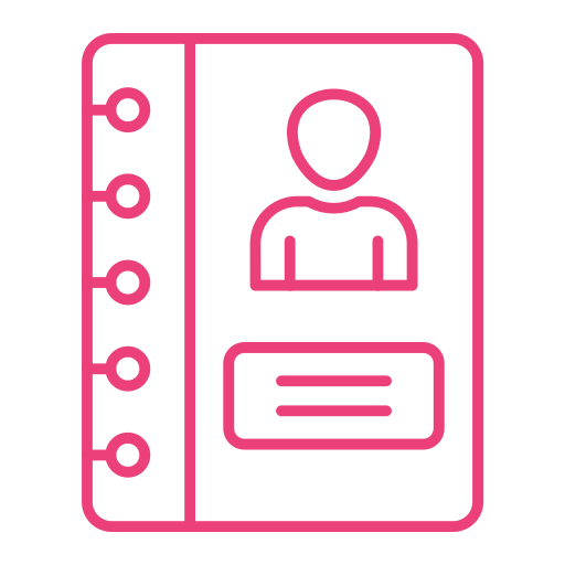 carnet d'adresses Icône gratuit