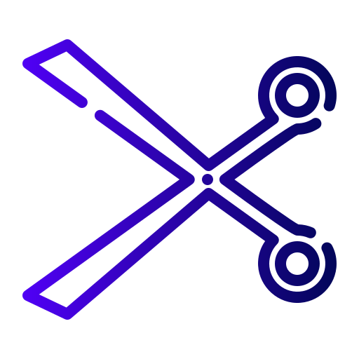 Scissor free icon