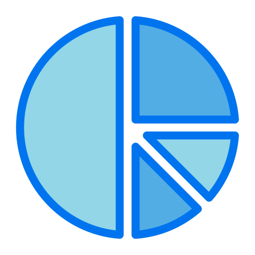 gráfico circular icono gratis