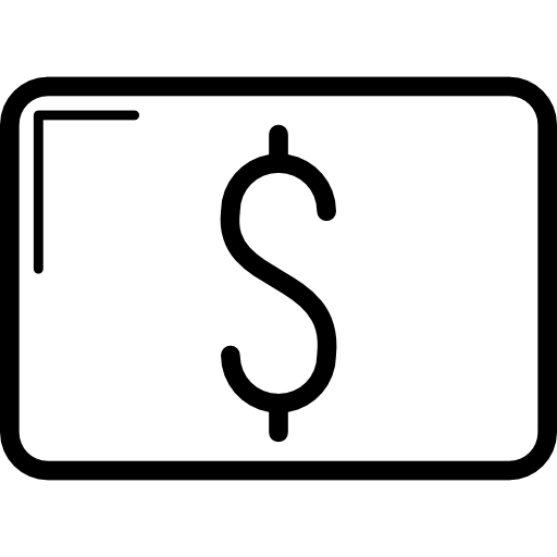 tarjeta de dinero icono gratis