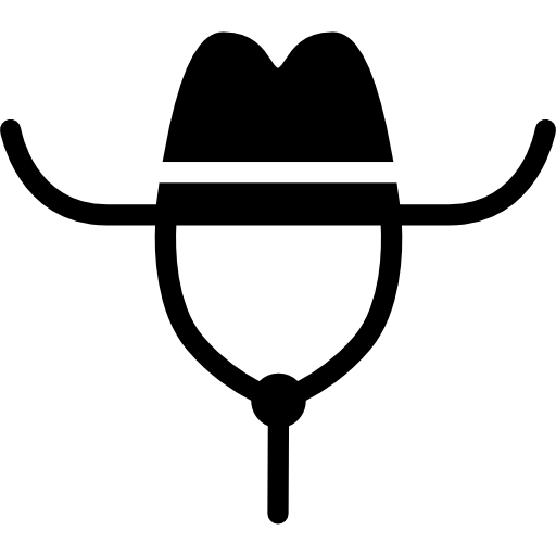 sombrero de vaquera icono gratis