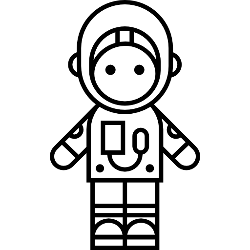 astronauta icono gratis