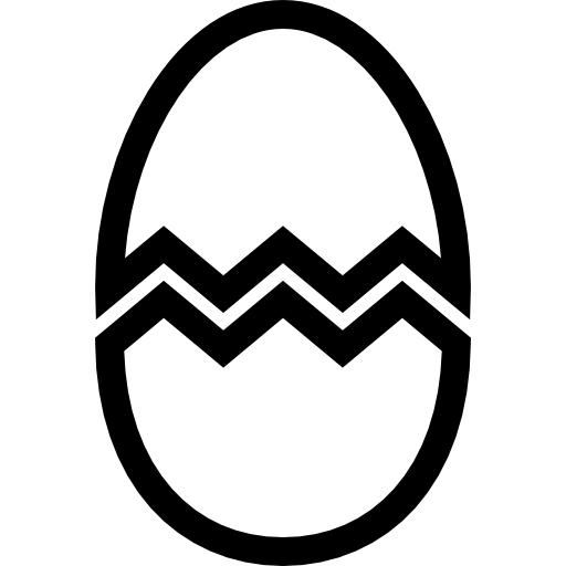 Broken Egg Special Lineal icon