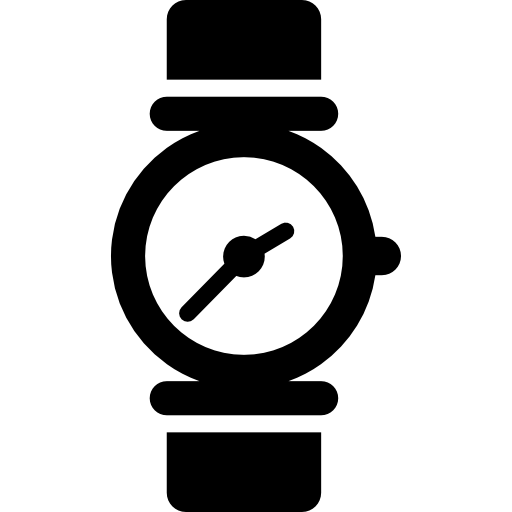 reloj de pulsera icono gratis