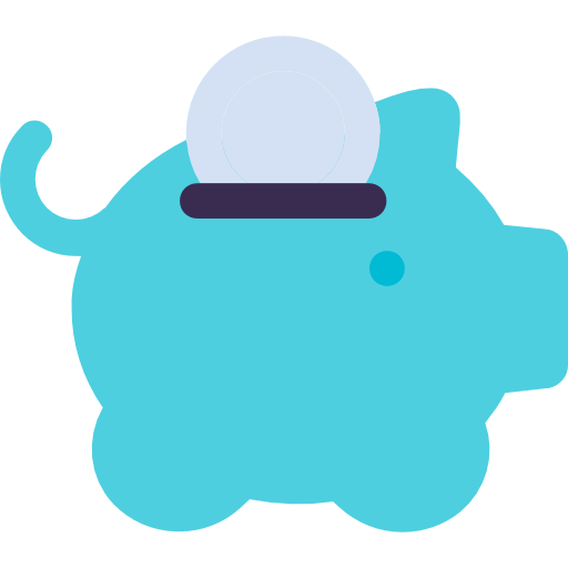 Piggy bank free icon