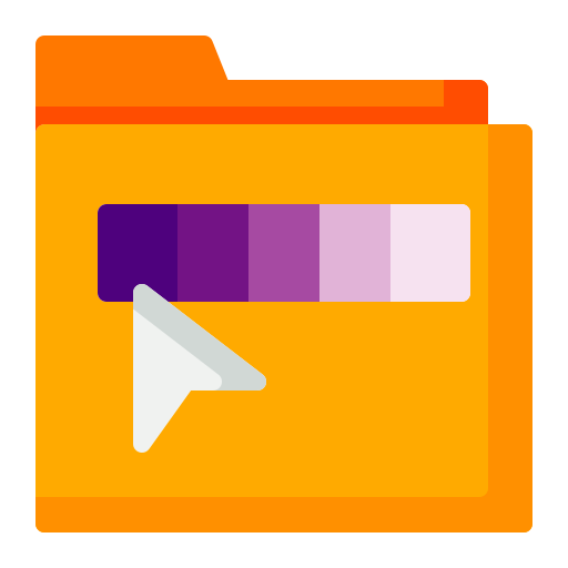 paleta de color icono gratis