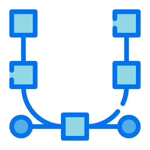 Node Generic Blue icon