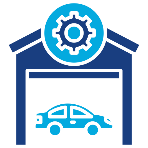 estación de servicio icono gratis