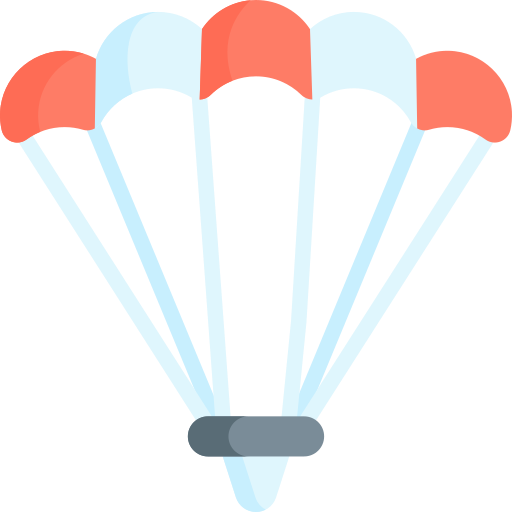 paracaidismo icono gratis