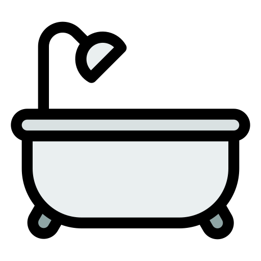 Bathtub Generic Outline Color icon