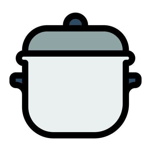 White cooking pot icon - Free white cooking pot icons