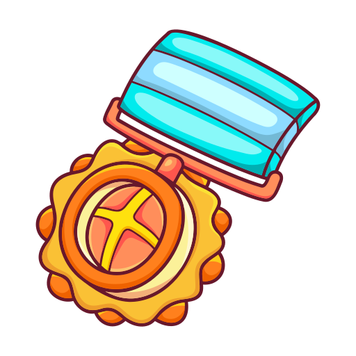 medalha grátis figurinha