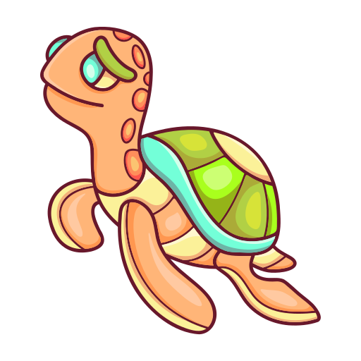 tortuga gratis sticker