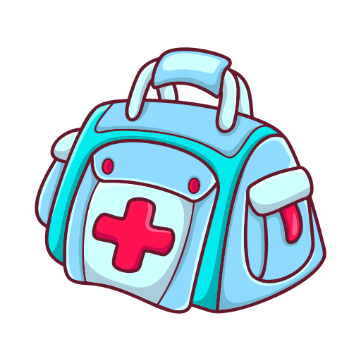 Doctor bag Stickers - Free medical Stickers