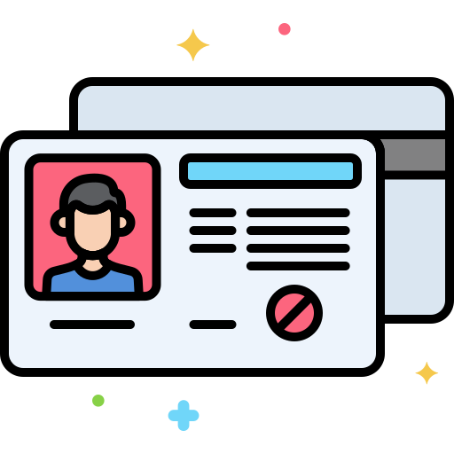 tarjeta de identificación icono gratis