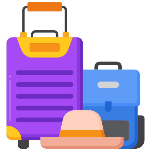Travelling free icon
