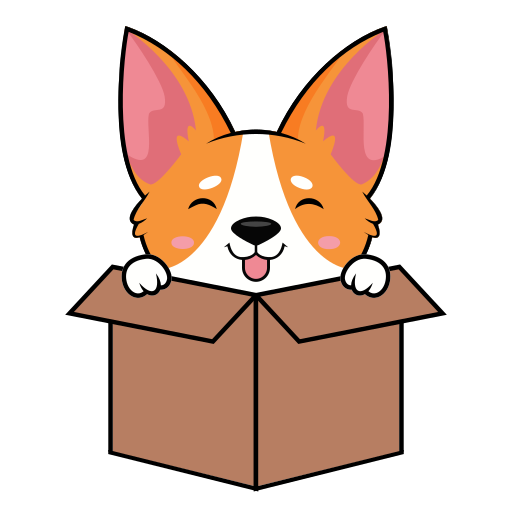 corgi gratis sticker