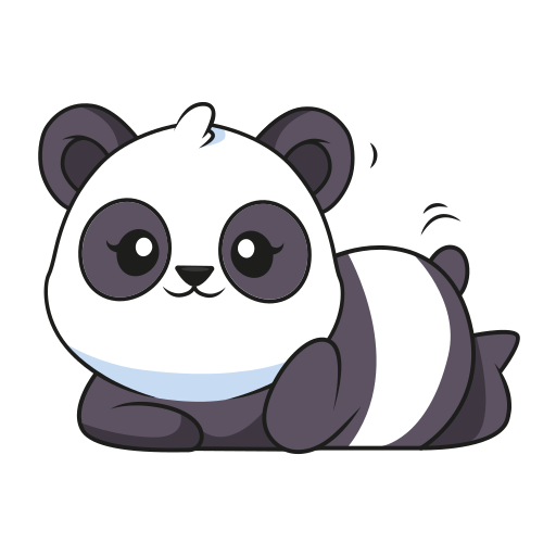 panda gratis sticker