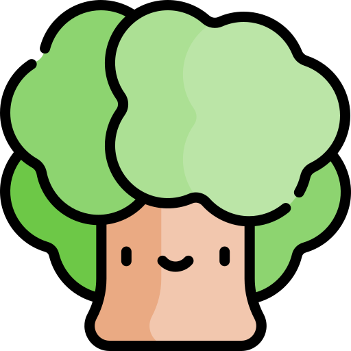 Trees Kawaii Lineal color icon