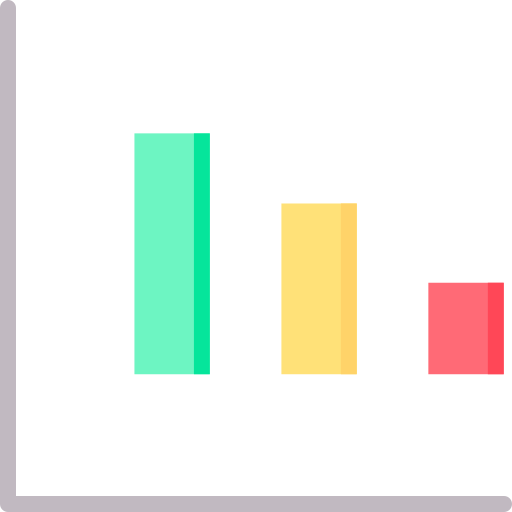 gráfico de barras icono gratis