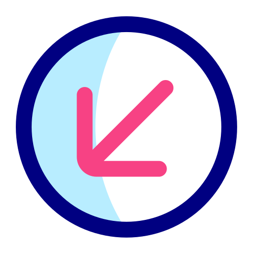 pfeil nach unten links kostenlos Icon pfeil nach unten links kostenlos Icon