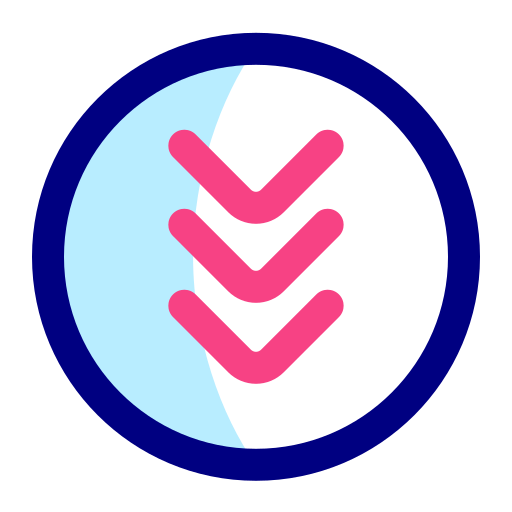 pfeil nach unten kostenlos Icon