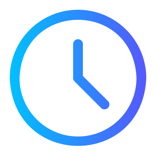 Clock Generic Gradient icon