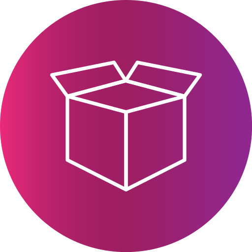 Open box - Free shipping and delivery icons