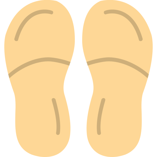 chinelos grátis ícone