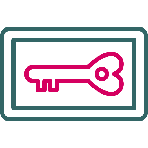 tarjeta llave icono gratis