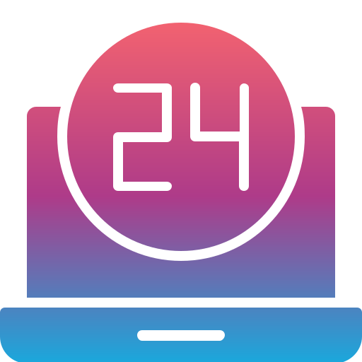 24 horas icono gratis