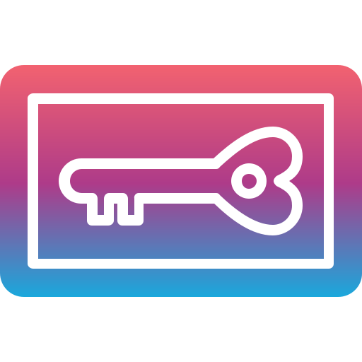 tarjeta llave icono gratis