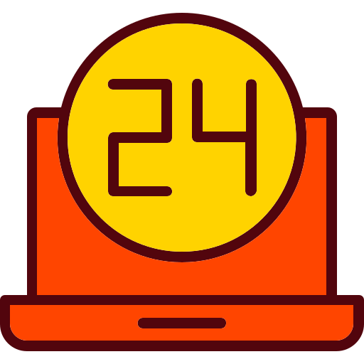 24 hours free icon