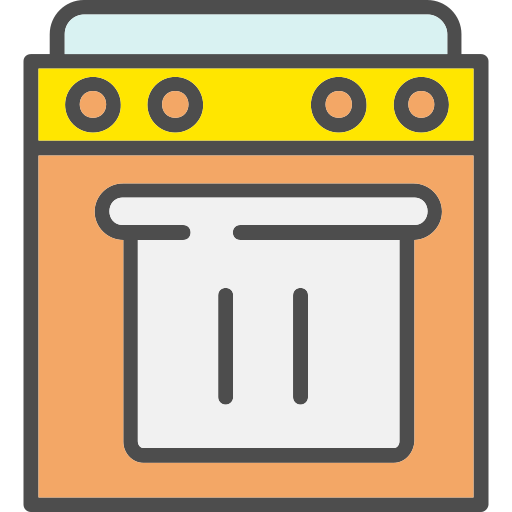 Gas stove Generic Outline Color icon