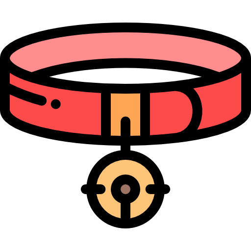 Leash Detailed Rounded Lineal color icon