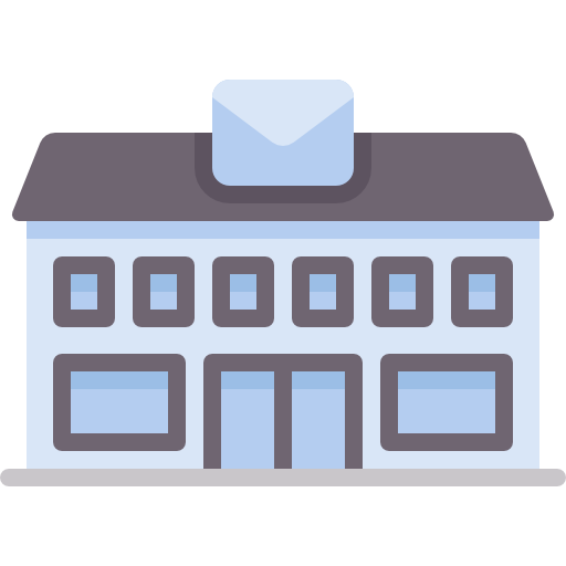 oficina postal icono gratis