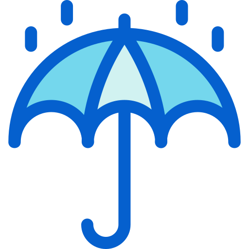 Umbrella Generic Blue icon