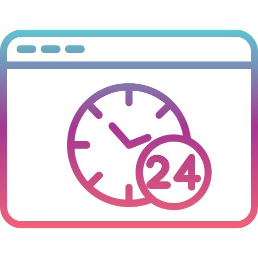 24 stunden kostenlos Icon