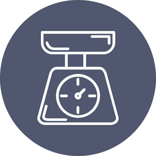Weight scale free icon