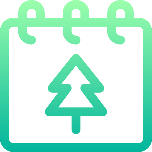 Christmas tree free icon