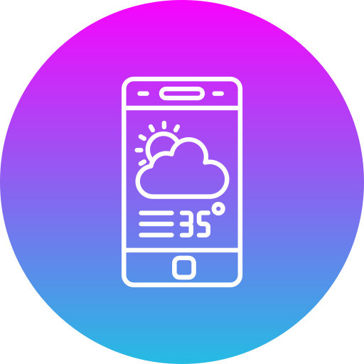 weer-app Generic Flat Gradient icoon