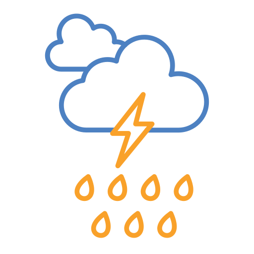 Thunderstorm free icon Thunderstorm free icon