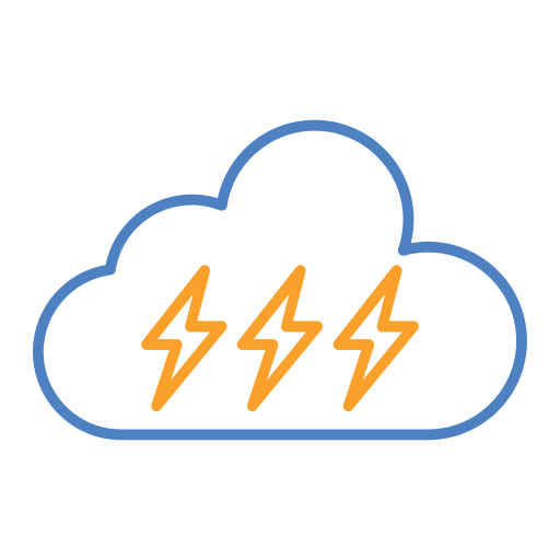 Thunderbolt free icon