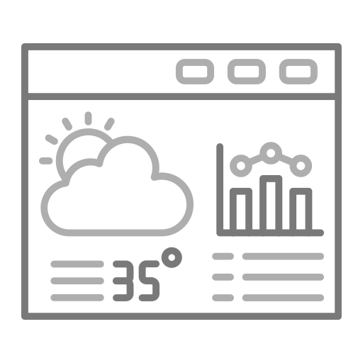 análisis de pronóstico icono gratis